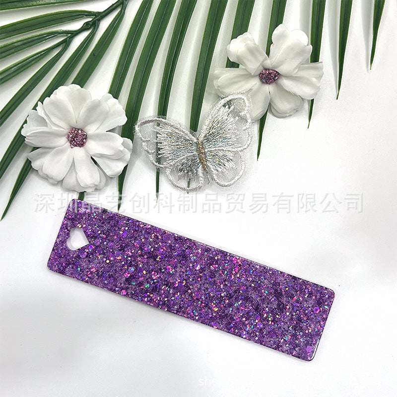 Wholesale 10pcs/pack Starry Sky Series Acrylic Bookmark DIY Pendant